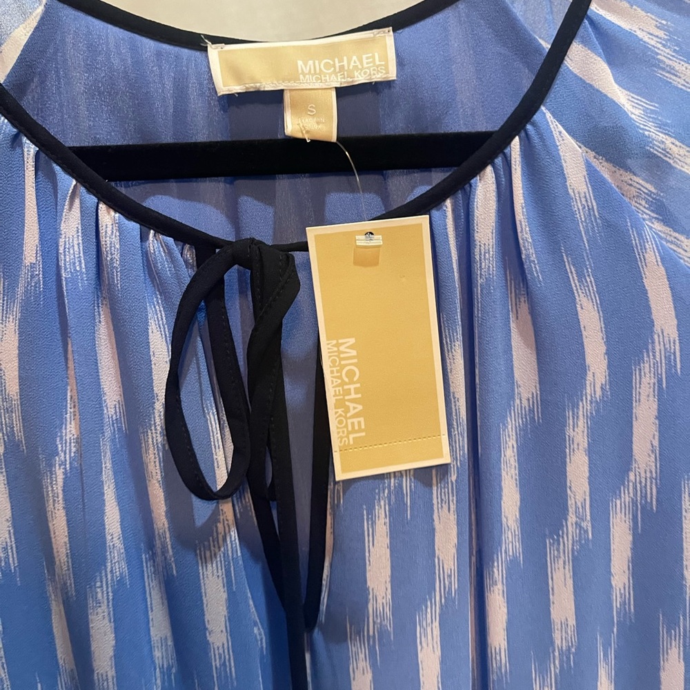 Michael Kors NWT Blue & White Womens Dress Size Small - Picture 11 of 15